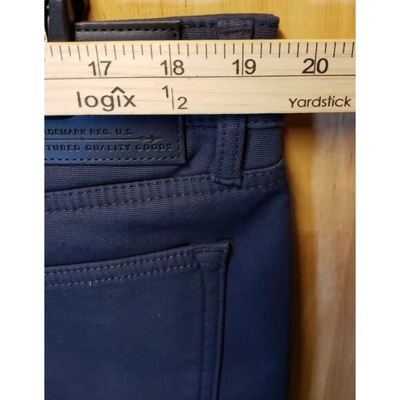 Weatherproof Vintage Pants Men’s 39x30 Navy Straight Fit Casual Cotton Blend - Picture 13 of 14